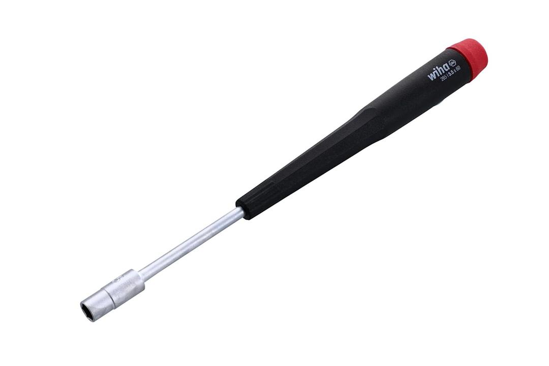 Wiha 96555 Nut Driver Metric Screwdriver with Precision Handle, 5.5 x 60mm