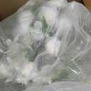 2pcs 19inch White Free Standing Flowers Ball Bouquet Artificial Rose Arrangements Balls for Wedding Centerpieces Tables Chair Aisle Runner Flowers Decor