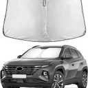 EcoNour Windshield Sunshade Compatible for Hyundai Tucson 2022-2024 2025 2026, Sun Visor for Front Windshield & Window Sun Shade Cover, UV Heat Blocker & Protector, Car Accessories