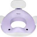Kindsgut Potty Training Seat in whale design, designed in Germany, suitable for all toilet shapes non-slip toilet seat, Lilac