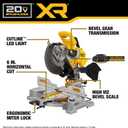 DEWALT 20V MAX XR 10 in. Double Bevel Fixed Miter Saw (Tool Only) (DCS714B)