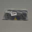 QUMY Dog Shoes for Small Dogs, Puppy Dog Boots & Paw Protector for Winter Snow Day, Summer Hot Pavement, Waterproof in Rain Weather, Outdoor Hiking, Indoor Hardfloor with Skid-Resistant Sole Black 4 (size 4: 1.89"x1.51"(L*W))