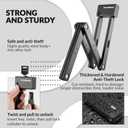 ROCKBROS Folding Bike Lock with 3 Keys - 3.79lb Heavy Duty Anti Theft Secure Guard for Bicycle Motorcycle e-Bike