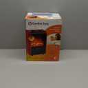 Comfort Zone Electric Mini Fireplace Space Heater with Realistic 3D Flame, Stay-Cool Body, Carry Handle, Overheat Sensor, and Safety Tip-Over Switch, Ideal for Home, Bedroom, & Office, 1,200W, CZFP1 (Red)