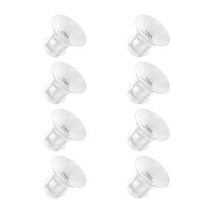 Flange Inserts 17mm 8PC Compatible with Momcozy S12 pro/S9 pro/S9/S10/S12/Medela/TSRETE/Spectra/Bellababy etc 24mm Wearable Breast Pump, Reduce 24mm Tunnel Down to Correct Size