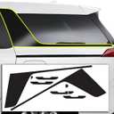 BOGAR TECH DESIGNS for Kia Carnival 2022-2026 Side Window Chrome Delete Precut Vinyl Trim Overlay, Gloss Black Blackout Appearance