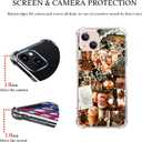 Autumn Aesthetic Case Compatible with iPhone 13, Fall Leaves Halloween Pumpkin Collage Case for iPhone 13 for Teens Men and Women, Cool TPU Bumper Phone Case Cover