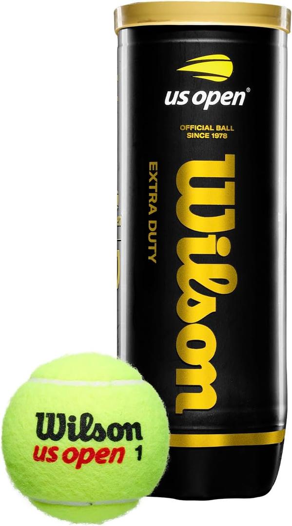 Wilson US Open Tennis Balls (Single Can (3 Balls))
