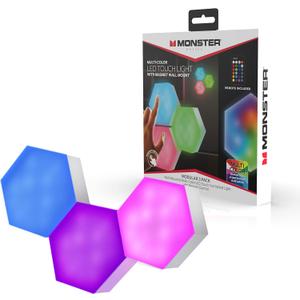 Monster Smart Illuminessence Multi-Color LED Touch Light W/ Magnet Wall Mount