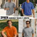 Neer 3 Pack Big and Tall T-Shirts for Men 5XL