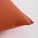 FLXXIE Pillow Cases Queen, Soft Microfiber Pillow Covers with Envelope Closure, Wrinkle Resistant Pillowcases, 2 Piece Set, 20x30, Burnt Orange