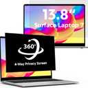 360Privacy Screen for Microsoft Surface Laptop 7 13.8 inch (Model:2036 2107), Surface Laptop Privacy Film Filter All Round Anti Peeping Blue light Glare Screen Protector