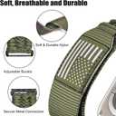 CAGOS Rugged Nylon Apple Watch Ultra 3/Ultra 2 Band for Men 49mm 46mm 45mm 44mm 42mm, Breathable Braided Nylon Strap Sport Loop Adjustable Wristbands for iWatch Bands Series 11 10 9 8 7 6 5 4 3 2 1 SE Ultra