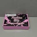 Brown Highlight Short Wavy Wig for Women Lace Hairline Bob Style Synthetic Heat Resistant - Natural Appearance for Everyday Hairstyle 14 Inch