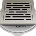 Delta Faucet 4 Inch Tile-In Square Shower Floor Drain Brushed Nickel, Shower Drain Kit, Square Shower Drain, Chrome Shower Drain, Shower Floor Drain, Stainless DT062412-SS