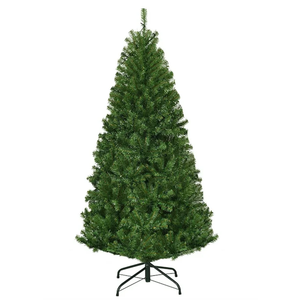 4Ft Pre-Lit Artificial Christmas Tree Hinged 100 LED  