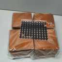 Meanplan 40 Pcs Blank Wooden Coasters, 4 x 4 x 0.28 Inch, Square, Brown