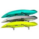 EVERHANGER Wall Mounted Kayak Storage Rack for 3 Kayaks