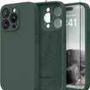 Magnetic for iPhone 15 Pro Max Case, Compatible with MagSafe, [Full Camera Protection][Screen Protector] Silicone Shockproof Protective Phone Case for iPhone 15 Pro Max 6.7", Alpine Green