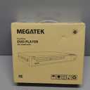 MEGATEK Region-Free HDMI DVD Player for TV, Compact CD/DVD Player for Smart TV, USB Port, Plays All Region DVDs & Multi Formats, Metal Housing, HDMI/RCA Cables & Remote Included