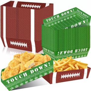 50Pcs Football Party Decorations,Football Party Favors ,Popcorn Bags Football Theme Party Favors for Gameday, Carnivals, Birthday, Sport, Superbowl Party Decor