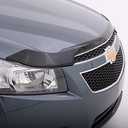 Auto Ventshade [AVS] Aeroskin Hood Protector | Fits 2011 - 2014 Chrysler 200 | Low Profile Deflector / Bug Shield - 1 pc., Smoke | 320037
