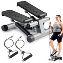 Sunny Health & Fitness Mini Stair Stepper w/Resistance Bands for Home Gym