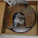 2 Tier Lazy Susan Organizer,2-Tier Spinning Spice Rack with Stable Carousel Base & 4 Height Settings for Cupboard Kitchen Countertop Dining Table Cupboard (Round)