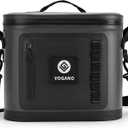 Soft Cooler - Insulated Leak-Proof Cooler Bag with Waterproof Zipper | 28 Can Portable Ice Chest for Camping, Beach, Travel, Picnic, Fishing (Dark Grey)