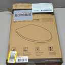 LUXE TS1008E Elongated Comfort Fit Toilet Seat with Slow Close, Quick Release Hinges, and Non-Slip Bumpers (White)