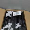 LOKEME Portable Closet, Portable Closets for Hanging Clothes with 3 Hanging Rods and 6 Storage Shelves and 4 Side Pockets, Black Wardrobe Closet Easy to Assemble and Strong and Stable