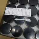 2 oz Small Glass Jars 24 Pack with Black Lids, Durable Clear Comestic Jars with Inner Liners for Creams, Lotions Crafts, DIY Skincare