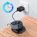 LVFAN Charger Stand Dock for Pixel Watch 3/2 & Fitbit Versa 4/3, Sense 2 - Replacement Accessories with Cable