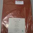 Jersey Fitted Sheet Twin - Superior Elasticity All Around Edges - Snug Fit Deep Pocket, Securely Fits Mattresses Upto 15" - Moisture Wicking & Breathable - Relaxed Everyday Comfort Bottom Sheet - Rust
