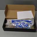 12 Pack Big Light Up BOBO Led Balloons with Sticks - Clear Balloons with Lights, Glow in the Dark, Flicker in the Daylight - Perfect Glow Party Supplies for Birthday, Wedding, Graduation (Warm White)