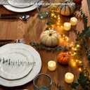 Homemory 48-Pack Novelty Flickering Flameless Tea Lights Candles, 200+Hours Battery-Operated LED Fake Candles for Wedding Table Centerpieces,Proposal,Anniversary, Ivory Base, 1.5''  H1.3'' (Warm White Glow, Wax-Color Base)