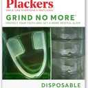 Plackers Grind No More Night Guard, Nighttime Protection for Teeth, Sleep Well, BPA Free, Ready to Wear, Disposable, One Size Fits All, 10 Count