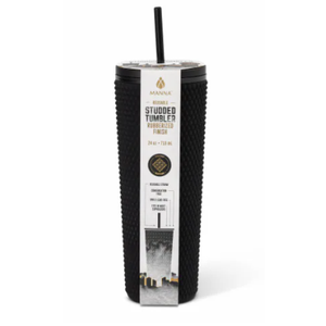 Manna Teal Rubberized Studded Tumbler 24 fl oz