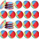 Foilswirl 24 Pcs Cornhole Bean Bags, Mini Nylon Filled Dual Sided Outdoor Cornhole Bean Bags Tossing Backyard Beach Activities Party Supplies