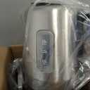 Electric Stainless Steel Kettle for Tea and Coffee, BPA-Free, Fast Boiling, Auto Shut-Off, 1 Liter, 1500W, Black and Silver