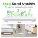 Ovutek Bathroom Scale for Body Weight, Highly Accurate Digital Weighing Machine for People, Upgraded Batteries Included, Compact Size, LED Display, Physician Scale with Sturdy Tempered Glass, 400lb (White)