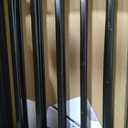 Pet Gate - 3-Panel Indoor Foldable Dog Fence for Stairs, Hallways, or Doorways - 54x24-Inch Wood Freestanding Dog Gates by PETMAKER (Black)