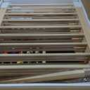 Large Wooden Baby Playpen with Locking Gate for Babies and Toddlers