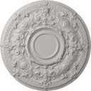 Ekena Millwork CM28OSUWF Oslo Ceiling Medallion, Ultra Pure White, 28 1/8"OD x 1 3/4"P