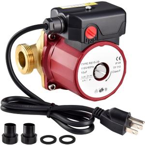 59896776 Non-Submersible Circulator Pump, 115V 1/8 HP 1-1/4" Union NPSM, Compatible with Grundfos UP15-29SU/LC, Hot Water Recirculating Pump for Radiant, Hydronic, Domestic Water Systems