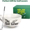Fathers Day Golf Gifts for Dad, Men, Husband from Daughter, Son, Wife - Funny Golf Gift for Golfers - The Golf Father Mug - 16Oz