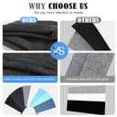 Ztomine Headbands for Women, Non Slip Soft Cotton Hair Bands with Stretchy Cloth, Ideal for Yoga, Running, Outdoor Exercise, and Sports, 16 Pcs (style1)