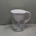 Brita Large Water Filter Pitcher for Tap and Drinking Water, Includes 1 Standard Filter, BPA-Free, Lasts Two Months, 10-Cup Capacity, Bright White