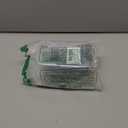 Hotop 60 Pieces 0.98 Inch Metal Drapery Curtain Rings Curtain Hanging Rings and 60 Pieces Metal Curtain Drapery Pin Hooks for Window Door Shower Curtain (Black)