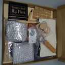 Dunzoom 127 Pcs Laser Material Kit Laser Cutting Engraving Materials Accessories Including Wood, Metal, PU Leather, Fabric, Glass, Rock, Rubber for Cutters Engraving Supplies